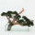 Creeping Artificial Cedar Bonsai in Glass Pot